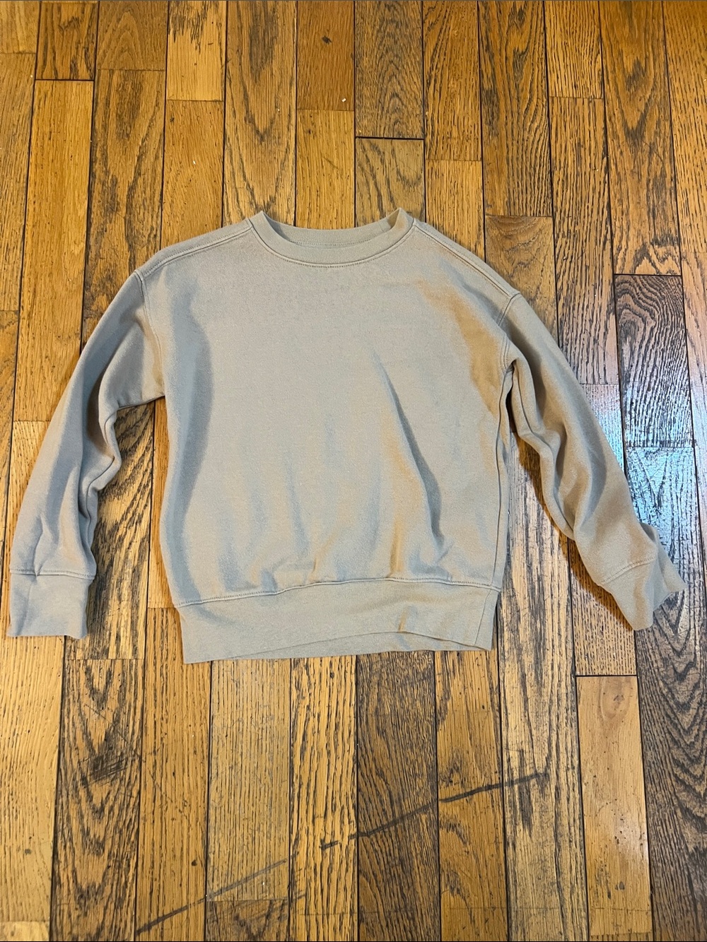 Athletic Works Beige Crewneck Sweatshirt